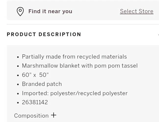 Victoria's Secret 粉色棉花糖针织 Pom/Tassel 豹纹舒适毯  — 第 3/3 张图片