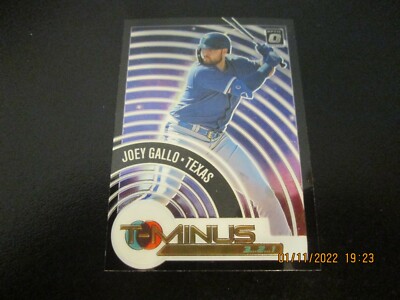 JOEY GALLO RANGERS 2021 PANINI DONRUSS OPTIC T-MINUS CARD  #TM6