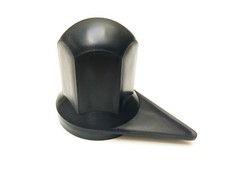 10x Radmutterkappen mit Positionsanzeige Ø32 mm Schwarz LKW Radmutterabdeckung