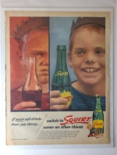 1957 Magazine ad for SQUIRT Soda - If Soft Drinks Leave You Thirsty Jughead Hat