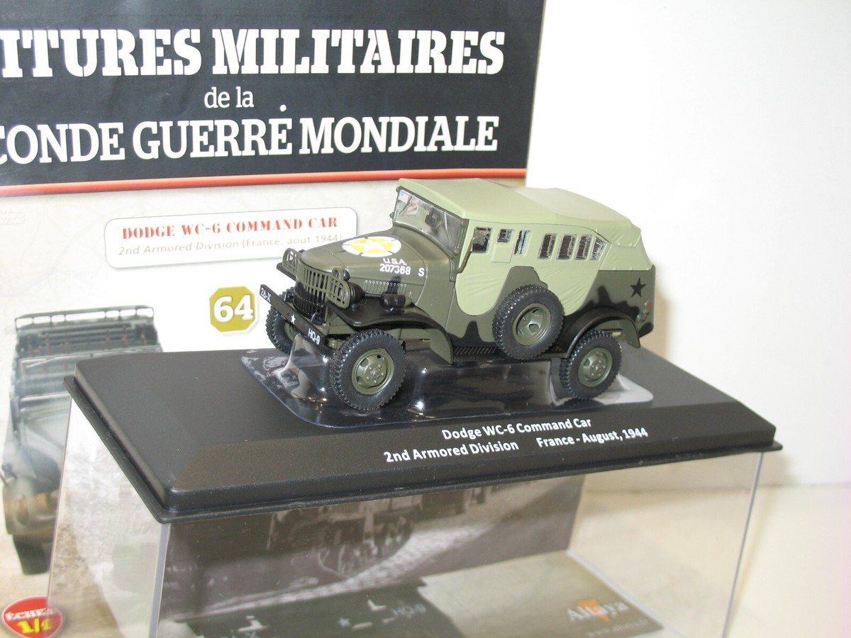 ALTAYA 1:43, dodge WC 6 command car militaire américain baché