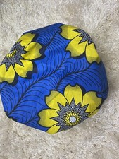 Bonnet: Ankara Multi Color Bonnet Satin Lined Sleep Cap- Reversible