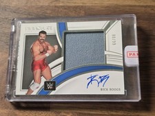 2022 Panini Immaculate WWE Rick Boogs 66/99 Memorabilia Relic Auto SP 