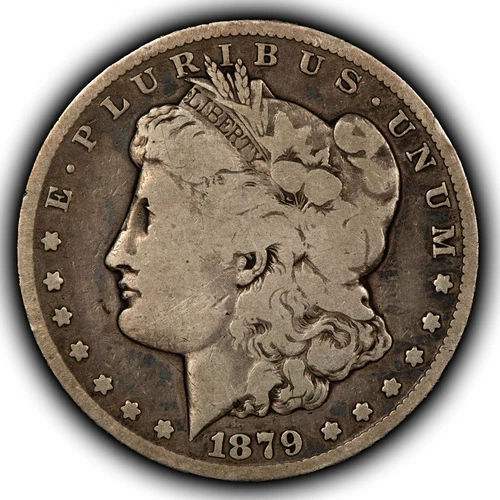 1879-CC $1 Morgan Silver Dollar - VG Key Date Carson City Coin - SKU-B4885