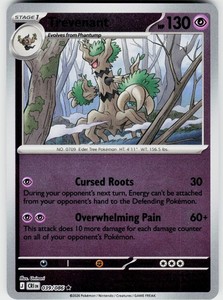 Trevenant 039/086 Chaos Rising Reverse Holo