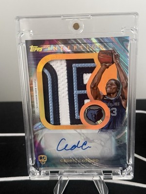 2025-2026 Topps Cedric Coward Inception 2/5 Game Worn Auto
