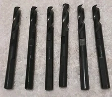 6pc 1/4"×3" HSS HOLE SAW PILOT  DRILL BIT