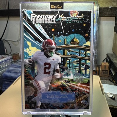 2026 Wild Card Fantasy Football Atompunk Shimmer RYAN WILLIAMS  1/1 FAPMS01-RW