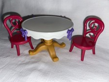 Playmobil Table Et 2 Chaises Château Princesse Cuisine Maison