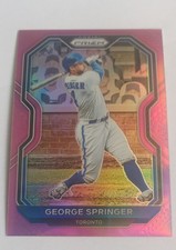 2021 Panini Prizm - Tier II George Springer #185 Pink Prizm
