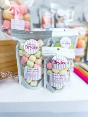 Freeze Dried Rainbow Clouds (Marshmellows) Candy *Pick A Size