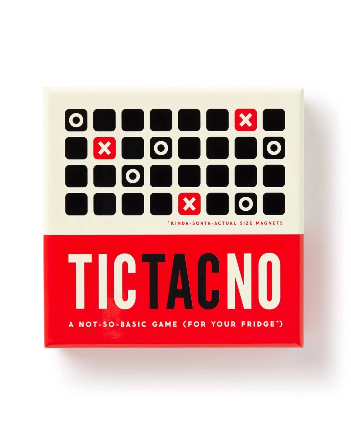 Tic Tac No Magnetic Fridge Game by Monkey Brass 2023 Tic Tac Toe NEW