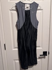 NIKE TRIATHLON TRI SPEED SKIN SUIT CYCLING SINGLET TRISUIT L LARGE LG MENS 1 PC