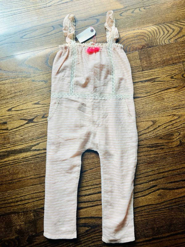 Louise Misha Combi Romy Pink Peach Romper NWT Size 8