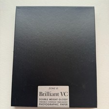Zone VI Brilliant VC 8x10 Glossy FB Photographic Paper 25 Sheets Double Weight
