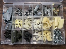 Door Body Side Moulding Exterior Trim Clips & Nuts Assortment 197pcs total GM
