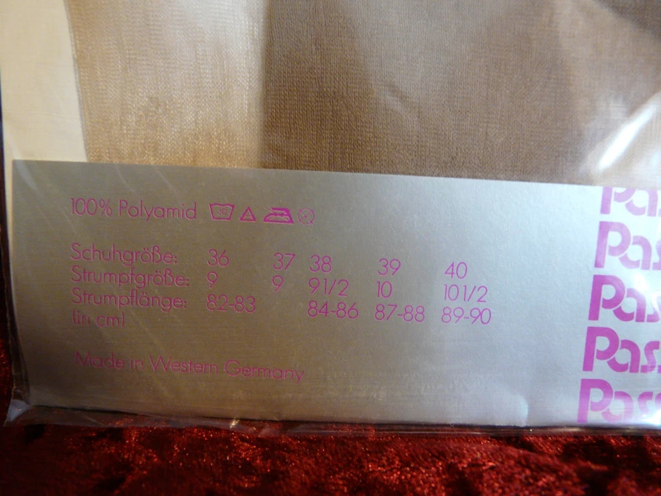 Nylons Strapsstrümpfe Perlonstrümpfe  GR.40 braun vintage Strümpfe - Bild 3 von 4