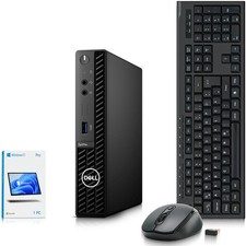Dell 3090 Micro PC intel i5-10th 16GB RAM 512GB SSD Wireless-K M WiFi Window 11