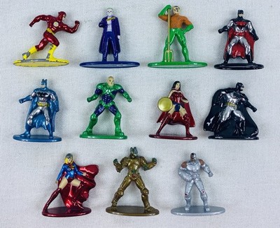 Jada Toys Marvel Nano Metalfigs Mini-Figures Die Cast Metal Lot 11 TM/DC Comic