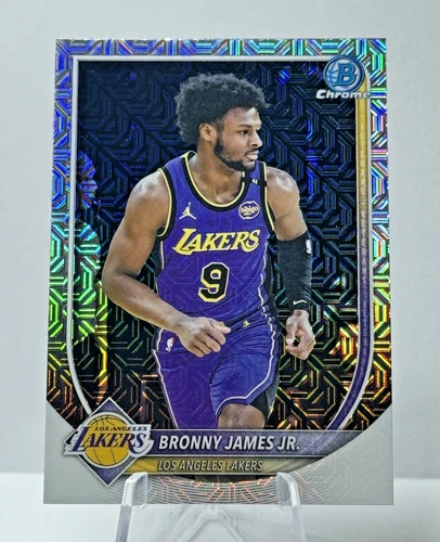 2025-26 Topps Bowman #BCV-122 Bronny James Jr. Chrome Mojo Refractor LA Lakers