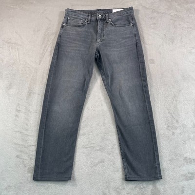 Rag & Bone Fit 2 Slim Jeans Men 32x28 Rydal Grey Designer Denim Stretch Casual