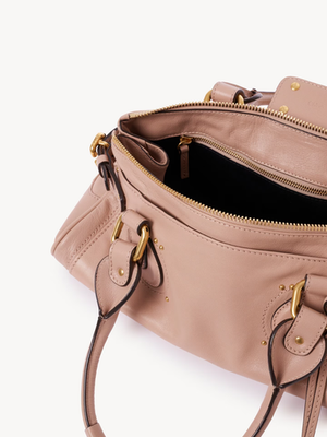 NEW Chloe Paddington Leather Padlock Key Hand Bag Earthy Pink