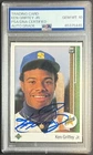 1989 UPPER DECK ROOKIE KEN GRIFFEY JR (AU, RC) #1 AUTO GRADE PSA GEM MT 10
