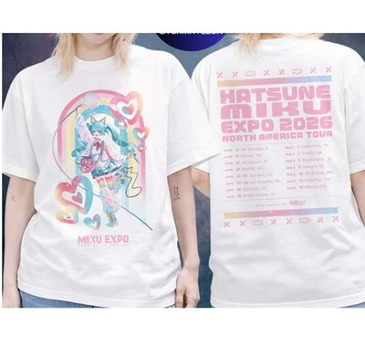 Miku Expo 2026 Merch Usa & Canada North American Tour T-Shirt | eBay
