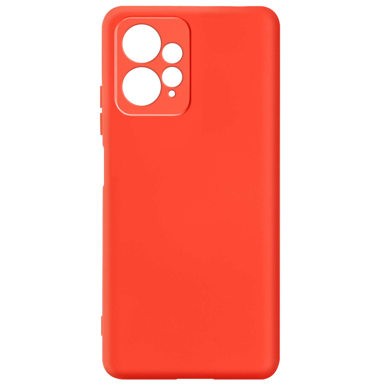 Coque Redmi Note 12 4G rouge anti-choc et antidérapante au toucher doux