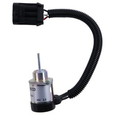 12V Fuel Shut Off Solenoid 7000769 For Bobcat S160 S185 S205 S510 S630 T180 T190