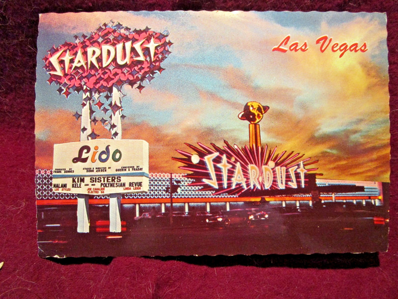 Postcard Las Vegas NV Nevada Stardust Resort Hotel Casino  Vintage PC
