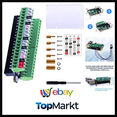 Rasp-Pi Micro GPIO Klemmenleiste Breakout Board Modul Mini Terminal Erweiteru...