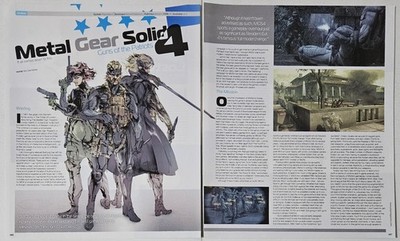 Metal Gear Solid 4 Magazine Article PS3 Review Print Gaming 2008