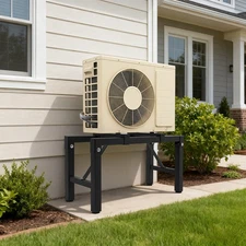 132 Lbs Load Air Conditioner Support Base Mini-split Ground Stand, Ground Mount