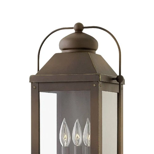 Anchorage 21 1/4"H Light Oiled Bronze Outdoor Wall Light - Picture 4 of 9