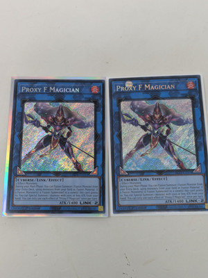 Yugioh- 2x ProxyF Magician BLTR-EN094 Secret Rare 1st Ed NM