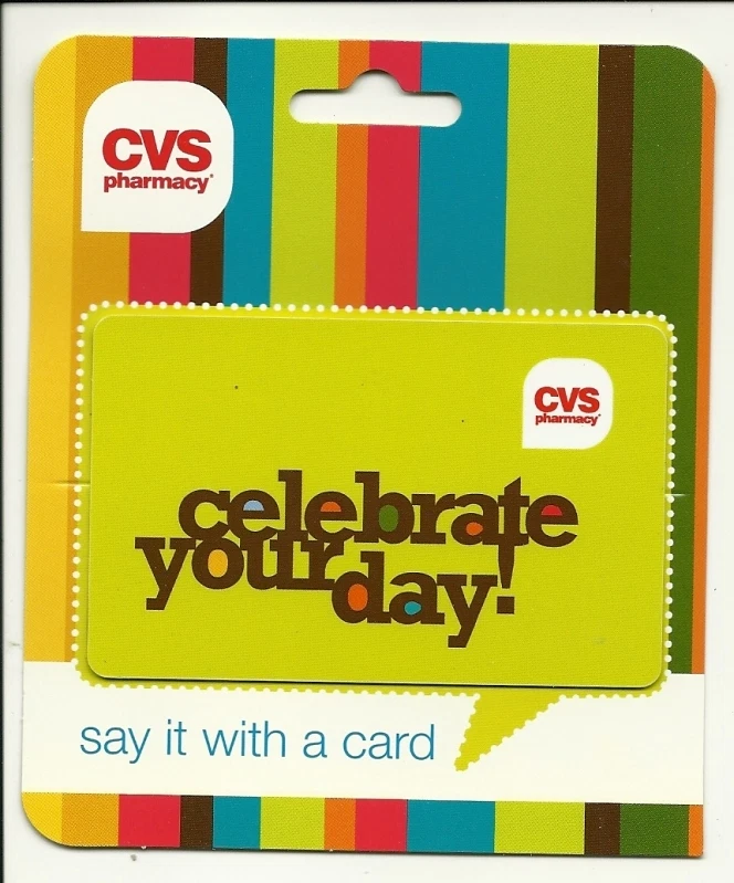 CVS Celebrate Your Day Gift Card No Value Collectible eBay