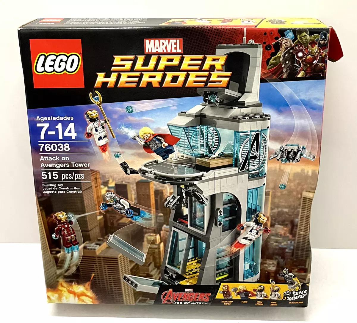 LEGO Marvel Super Heroes Attack on Avengers Tower 76038 NISB