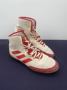 Adidas | FV2469 | Tech Fall 2.0 | White & Red | 2020 Wrestling Shoes Size 11.5