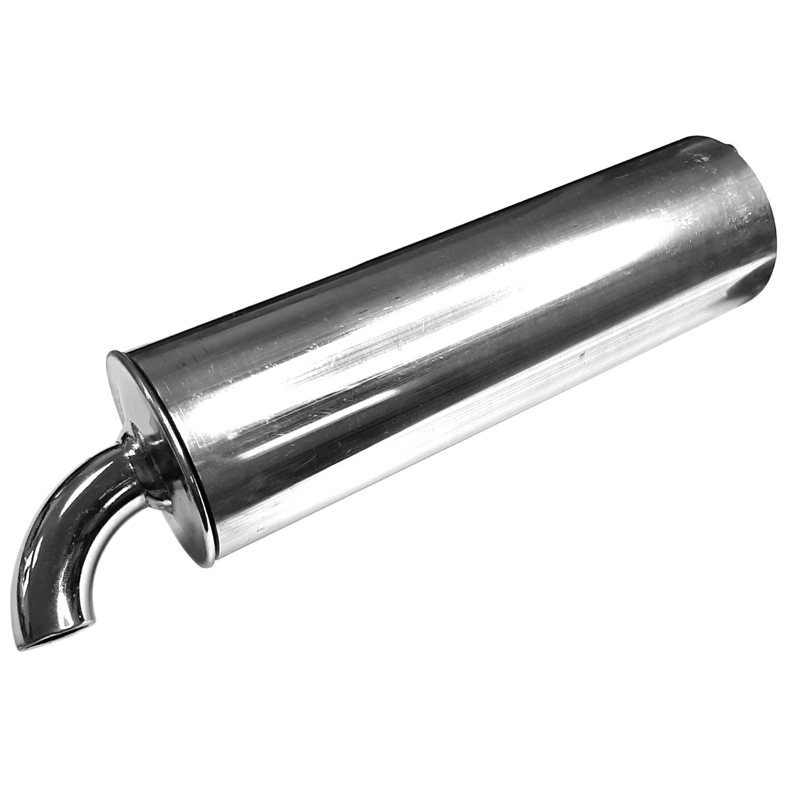 Silencieux 60mm alu réduction de bruit pour pot d'échappement scooter