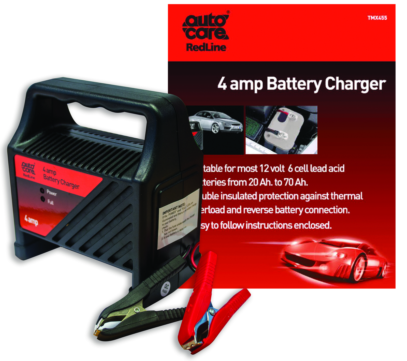 Autocare Redline Battery Charger 4amp