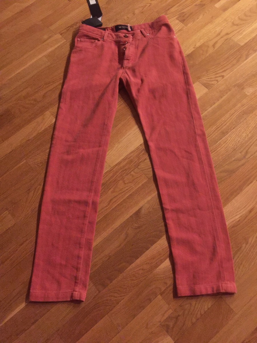 パンツ Kiton Cigarette pants $1340 NWT KITON LIGHT WEIGHT FADED RED PANTS SLIM US SIZE 31