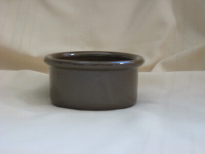 Eslau Pottery Danmark / Denmark Ramekin  Design Tue Brown Glaze