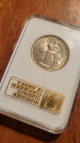 CAC 1937 Roanoke Half-dollar MS 63 NGC Gen 3 HOLDER - Picture 2 of 4