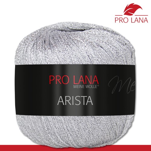 Pro Lana 25 g Arista filato all'uncinetto filato effetto glitter filo lurex morbido 12 colori - Foto 7 di 15
