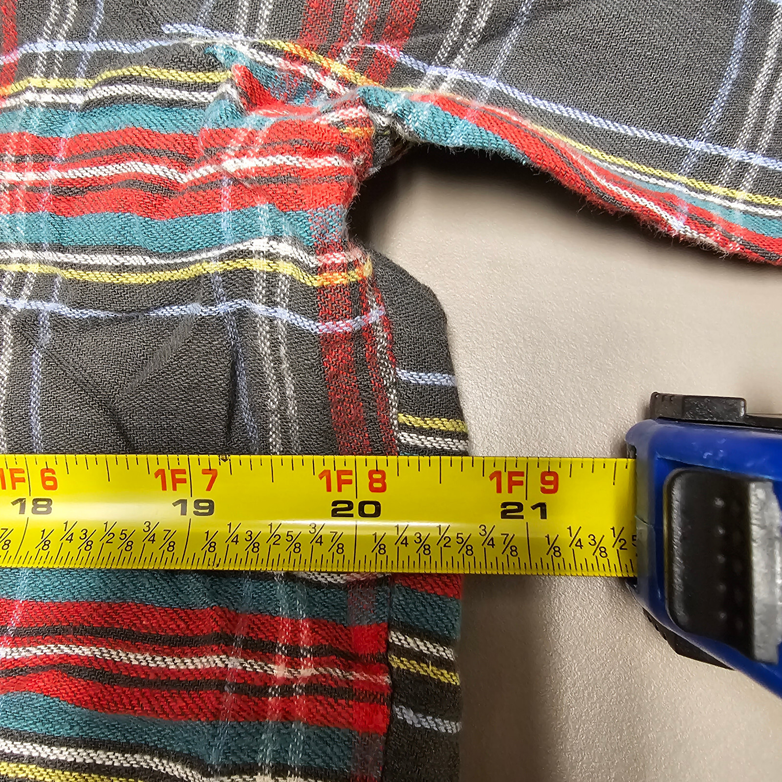Vintage Flannel long sleeve button down shirt by Permanent Press Size Large