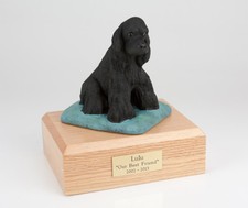 Black Cocker Pet Funeral Cremation Urn Available in 3 Diff Colors 4 Sizes