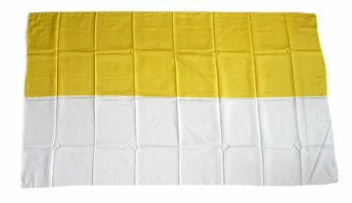 Flagge / Fahne gelb / weiß 30 x 45 cm