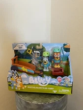 Bluey Rusty & Bluey's Go-Kart Set Vehicle and Figures New in Box