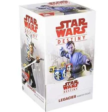 STAR WARS Destiny LEGACIES Dice & Card Game 4x BOOSTER Pack Lot Set TCG CCG